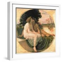 Acme and Septimus, C.1868-Frederick Leighton-Framed Giclee Print