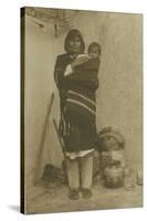 Acoma, Mary with Her Child, 1900-Adam Clark Vroman-Stretched Canvas