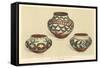 Acoma Pottery-null-Framed Stretched Canvas