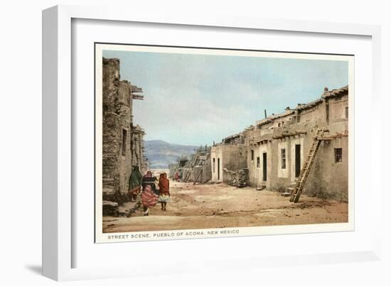 Acoma Pueblo, New Mexico-null-Framed Art Print