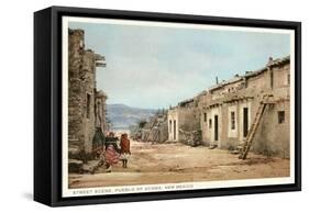 Acoma Pueblo, New Mexico-null-Framed Stretched Canvas