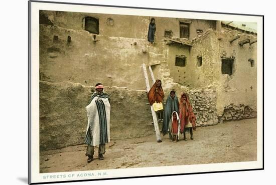 Acoma Pueblo, New Mexico-null-Mounted Art Print