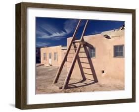 Acoma Pueblo, Sky City, New Mexico, USA-Walter Bibikow-Framed Premium Photographic Print