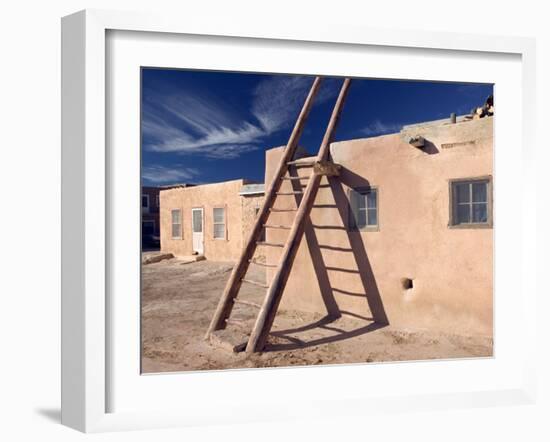 Acoma Pueblo, Sky City, New Mexico, USA-Walter Bibikow-Framed Premium Photographic Print