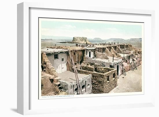 Acoma Pueblo-null-Framed Art Print