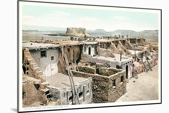 Acoma Pueblo-null-Mounted Premium Giclee Print