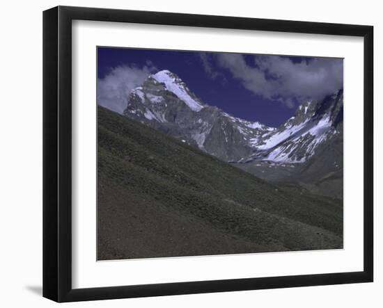 Aconcagua Mountain Landscape, Argentina-Michael Brown-Framed Premium Photographic Print