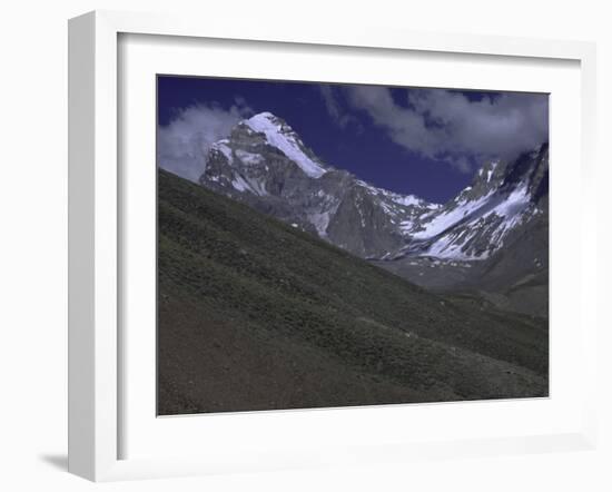 Aconcagua Mountain Landscape, Argentina-Michael Brown-Framed Premium Photographic Print