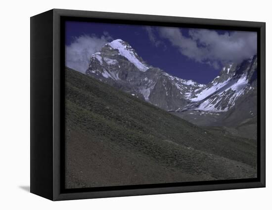 Aconcagua Mountain Landscape, Argentina-Michael Brown-Framed Stretched Canvas