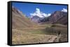 Aconcagua Park, Highest Mountain in South America, Argentina-Peter Groenendijk-Framed Stretched Canvas