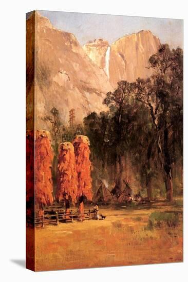 Acorn Granaries of the Piute Indians, C.1873-Thomas Hill-Stretched Canvas