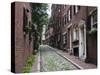 Acorn Street, Beacon Hill, Boston, Massachusetts, USA-Amanda Hall-Stretched Canvas