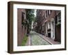 Acorn Street, Beacon Hill, Boston, Massachusetts, USA-Amanda Hall-Framed Photographic Print