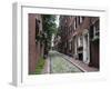 Acorn Street, Beacon Hill, Boston, Massachusetts, USA-Amanda Hall-Framed Photographic Print