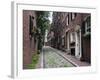 Acorn Street, Beacon Hill, Boston, Massachusetts, USA-Amanda Hall-Framed Photographic Print