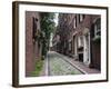 Acorn Street, Beacon Hill, Boston, Massachusetts, USA-Amanda Hall-Framed Photographic Print