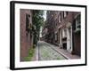 Acorn Street, Beacon Hill, Boston, Massachusetts, USA-Amanda Hall-Framed Photographic Print