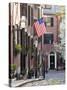 Acorn Street, Beacon Hill, Boston, Massachusetts, USA-Walter Bibikow-Stretched Canvas