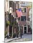 Acorn Street, Beacon Hill, Boston, Massachusetts, USA-Walter Bibikow-Mounted Photographic Print