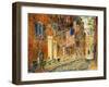 Acorn Street, Boston, 1919-Childe Hassam-Framed Premium Giclee Print