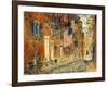 Acorn Street, Boston, 1919-Childe Hassam-Framed Giclee Print