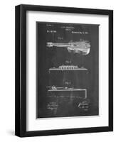 Acoustic Guitar Patent-null-Framed Art Print