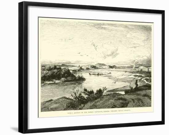 Acqua Acetosa in the Roman Campagna, Looking Towards Mount Soracte-null-Framed Giclee Print