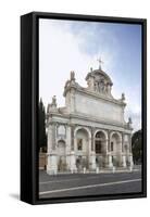 Acqua Paola Fountain, Rome by Giovanni Fontana-null-Framed Stretched Canvas