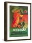 Acquario-Leopoldo Metlicovitz-Framed Premium Giclee Print