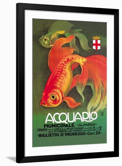 Acquario-Leopoldo Metlicovitz-Framed Art Print