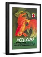 Acquario-Leopoldo Metlicovitz-Framed Art Print