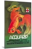 Acquario-Leopoldo Metlicovitz-Mounted Art Print