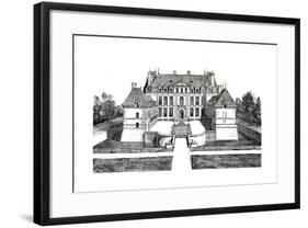 Acqueville, France - Chateau de La Motte-A.H. Payne-Framed Giclee Print