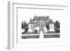 Acqueville, France - Chateau de La Motte-A.H. Payne-Framed Giclee Print