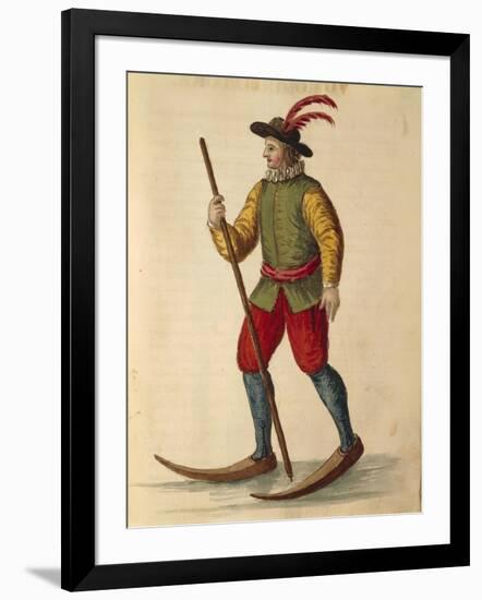 Acrobat Mask: Agile Man-Jan van Grevenbroeck-Framed Giclee Print