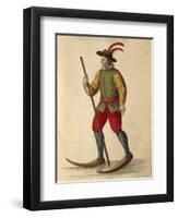 Acrobat Mask: Agile Man-Jan van Grevenbroeck-Framed Giclee Print