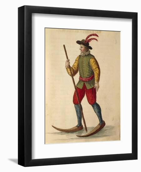 Acrobat Mask: Agile Man-Jan van Grevenbroeck-Framed Giclee Print