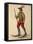 Acrobat Mask: Agile Man-Jan van Grevenbroeck-Framed Stretched Canvas