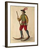 Acrobat Mask: Agile Man-Jan van Grevenbroeck-Framed Giclee Print