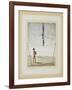 Acrobat on a Tightrope, Drummer Below, C.1820-null-Framed Giclee Print