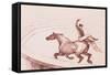 Acrobat on Horseback-Henri de Toulouse-Lautrec-Framed Stretched Canvas