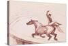 Acrobat on Horseback-Henri de Toulouse-Lautrec-Stretched Canvas