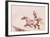 Acrobat on Horseback-Henri de Toulouse-Lautrec-Framed Giclee Print