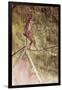 Acrobat on Tightrope-Henri de Toulouse-Lautrec-Framed Giclee Print