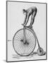 Acrobat Riding Bicycle-null-Mounted Giclee Print