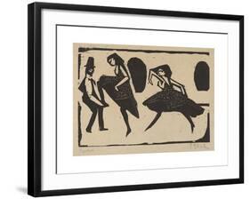 Acrobatic Dance-Ernst Ludwig Kirchner-Framed Premium Giclee Print