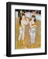 Acrobats at the Cirque Fernando, 1879-Pierre-Auguste Renoir-Framed Giclee Print