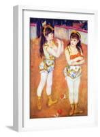 Acrobats at the Cirque Fernando, 1879-Pierre-Auguste Renoir-Framed Art Print