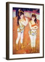 Acrobats at the Cirque Fernando, 1879-Pierre-Auguste Renoir-Framed Art Print