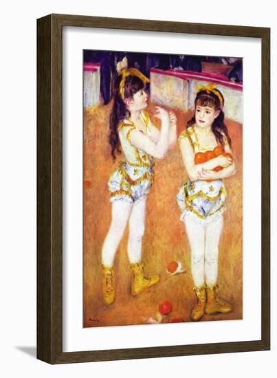 Acrobats at the Cirque Fernando, 1879-Pierre-Auguste Renoir-Framed Art Print